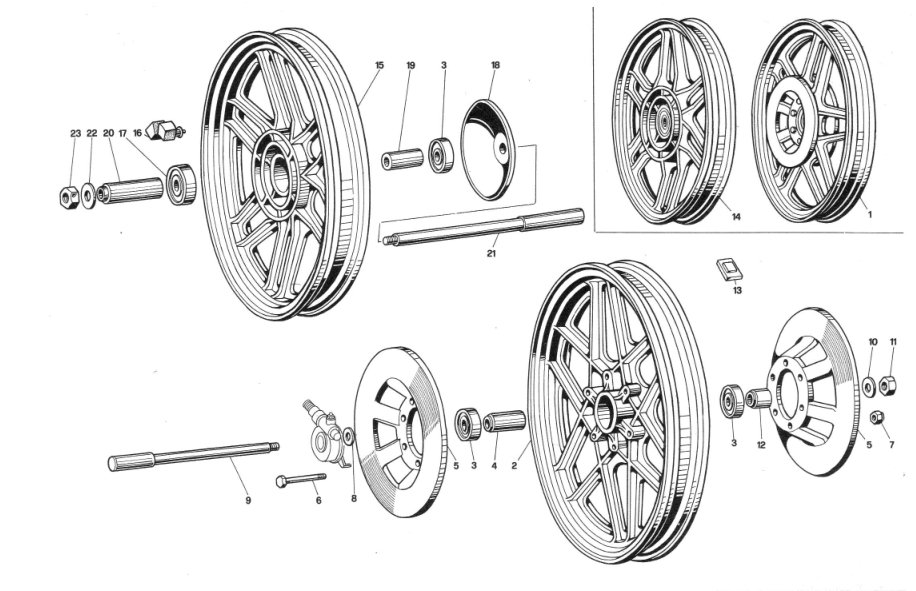V50 front wheel spacer layout - Moto Guzzi Riders Forum